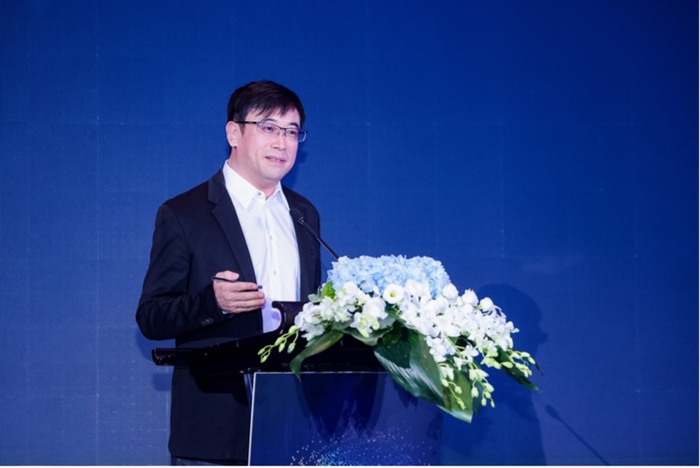 图为：上海市人工智能行业协会秘书长钟俊浩