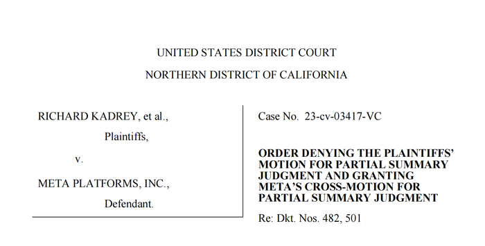 图片来源：美国加州北区法院判决书