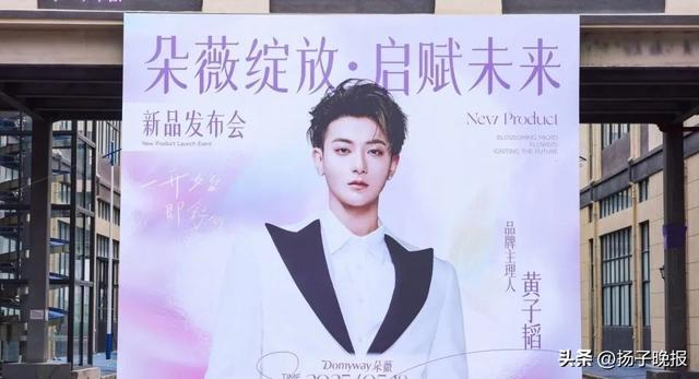 （朵薇卫生巾品牌黄子韬海报）