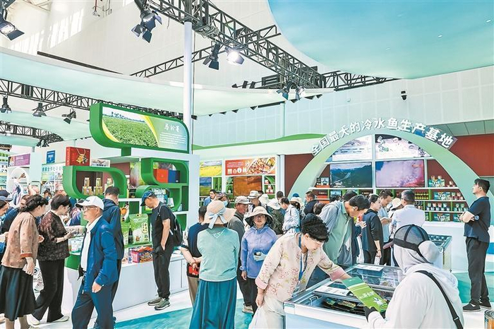 扩大青海绿色有机农畜产品“朋友圈”。本报记者 魏雅琪 摄