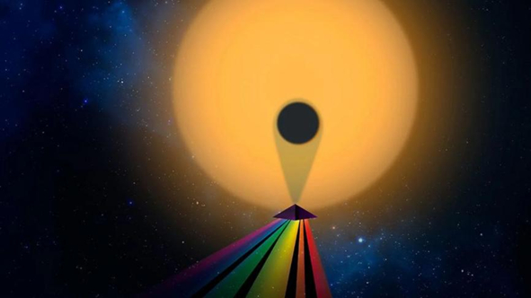 行星凌星光谱概念图（图片来源：NASA）
