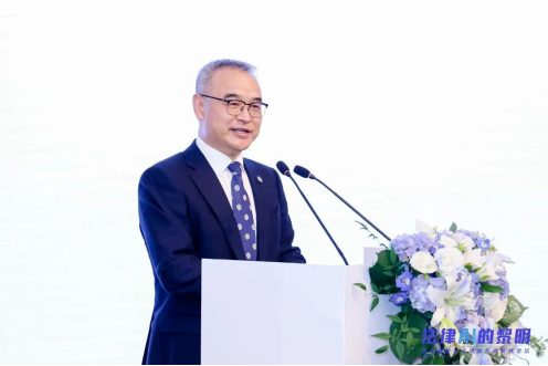 ▲同济大学法学院院长、上海市人工智能社会治理协同创新中心主任蒋惠岭