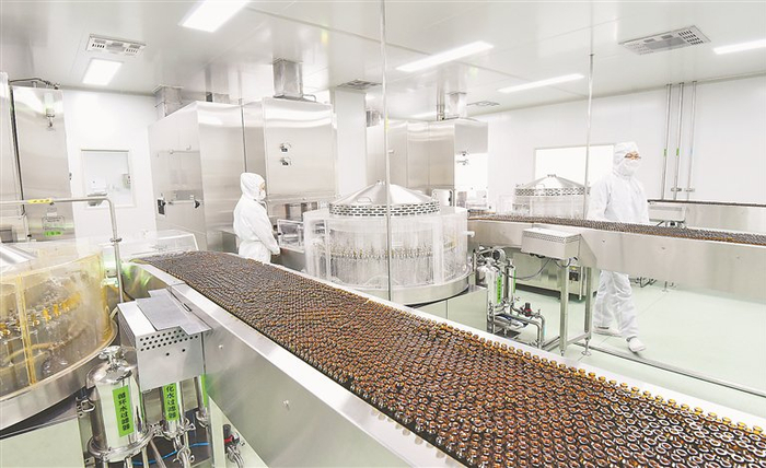     黑龙江仁和堂药业有限责任公司生产车间。