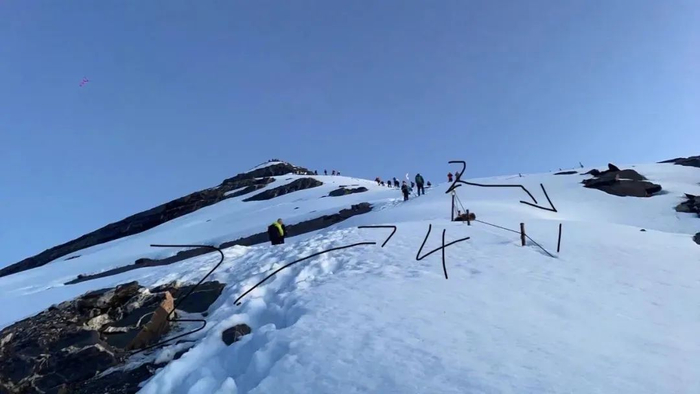 目击者标记的现场示意图