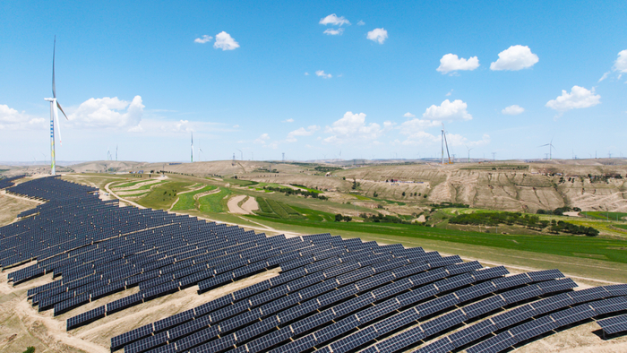中国银行甘肃省分行信贷支持的甘肃华能陇东能源基地。