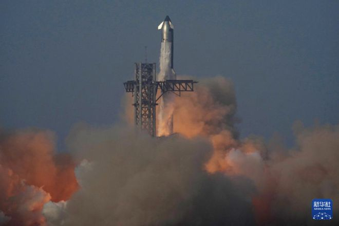 ▲5月27日，“星舰”在美国得克萨斯州实施第9次试飞