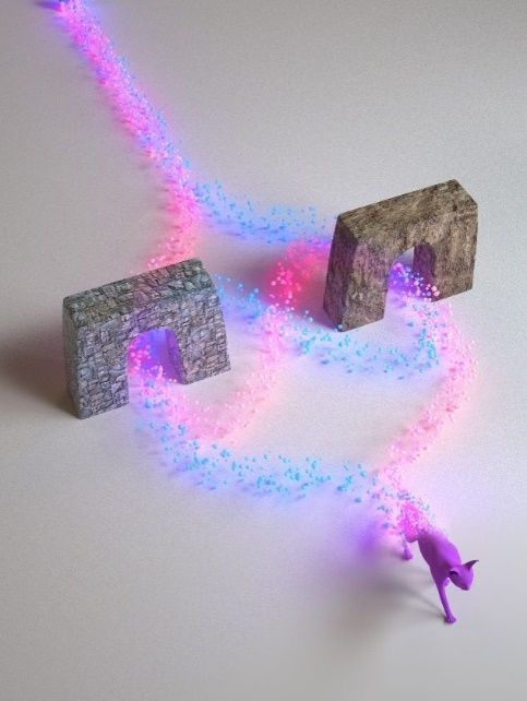 “量子不确定因果序”的示意图