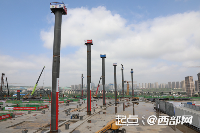 西安东站施工现场