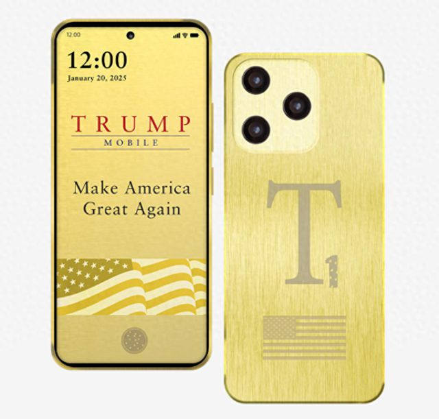 T1手机 图片来源：特朗普移动官网