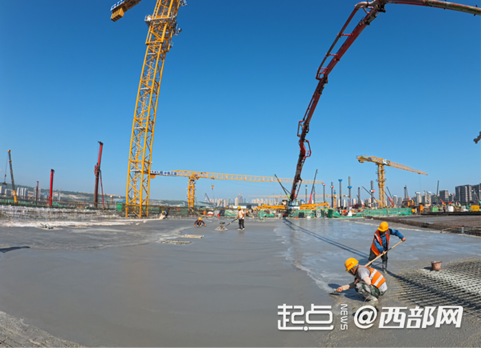 西安东站施工现场