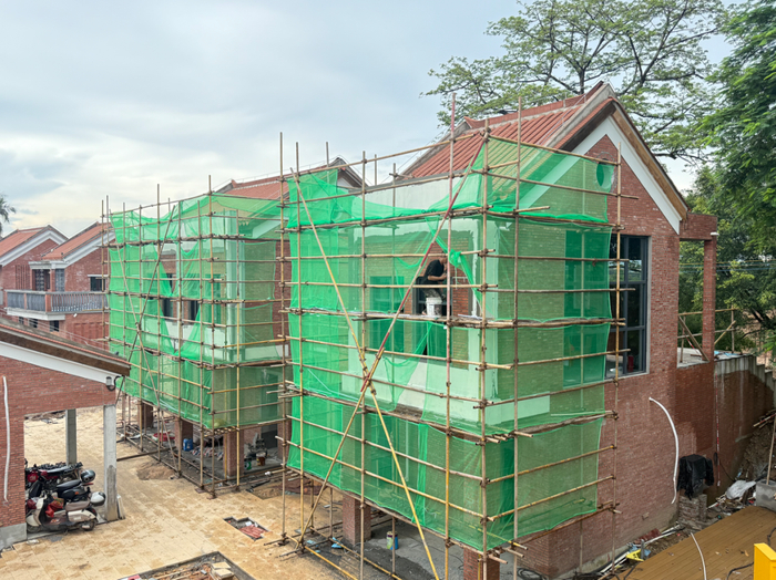 △鼎湖区五福村文旅项目进入建设冲刺阶段。肇庆市融媒体中心 陈明红 摄