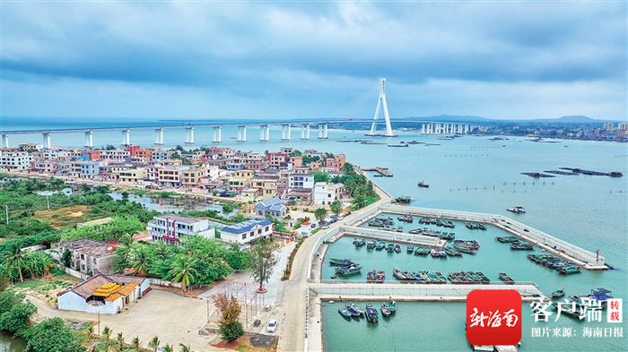 日新月异的北港村。海南日报记者 封烁 摄