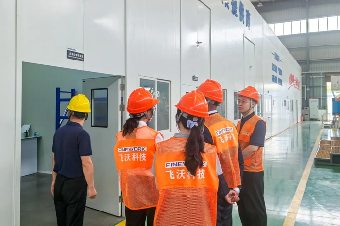 ▲Finework工厂参观（Factory visit）