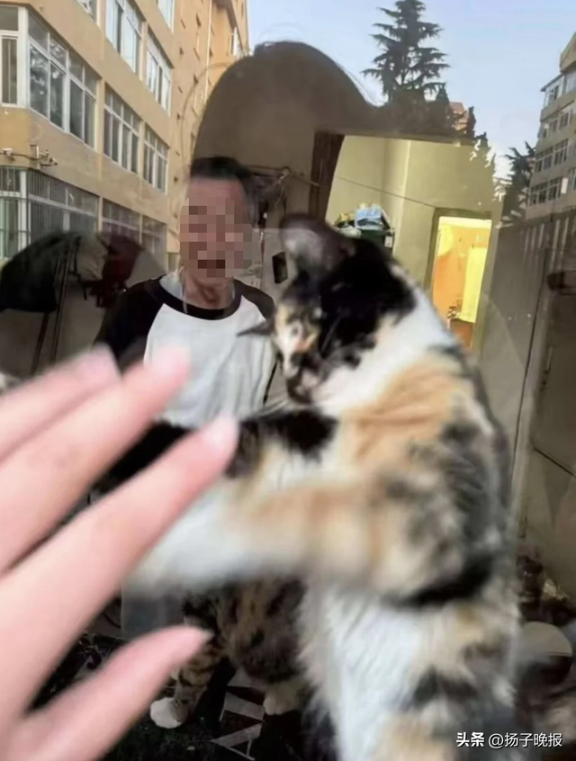 网传的青岛大学宿管大爷 网友供图