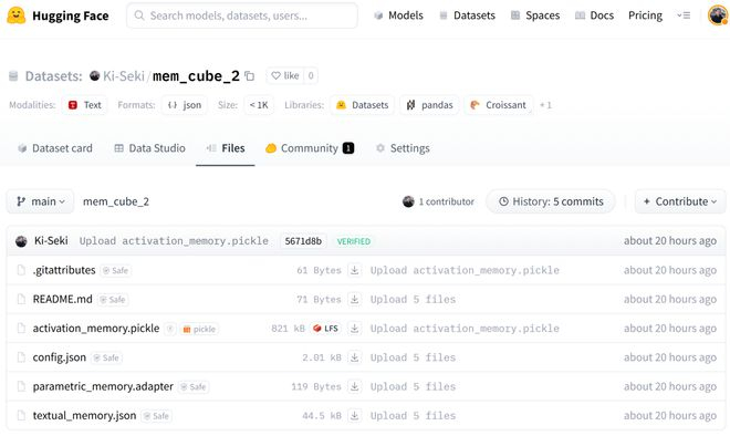 图5：MemCube示例
