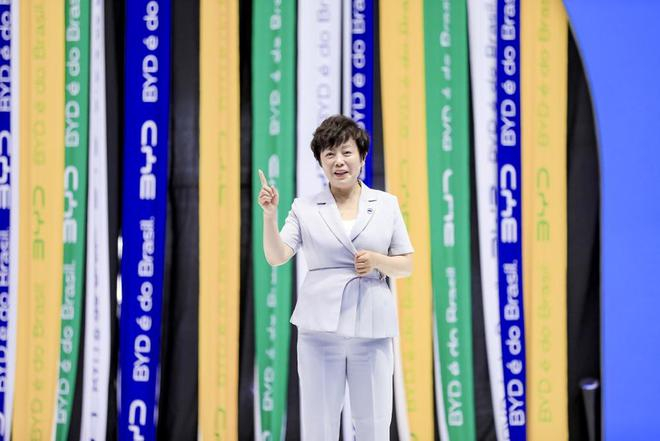 ▲比亚迪执行副总裁、比亚迪美洲地区总裁李柯