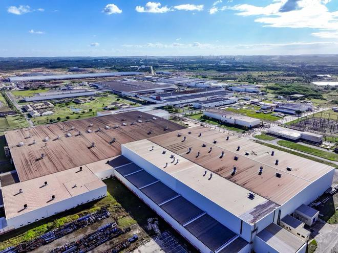 ▲比亚迪巴西乘用车工厂鸟瞰