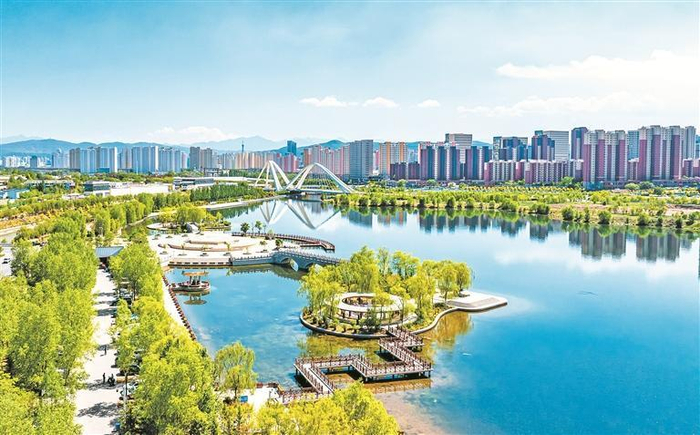 北川湿地公园。海龙 摄