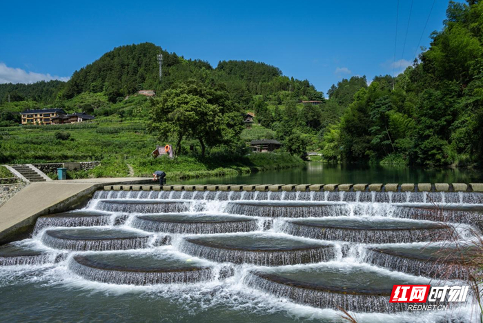 奉家镇的古桃花源景区。