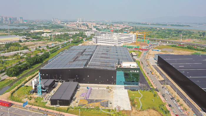 △位于鼎湖区的元气森林（广东）饮料有限公司生产基地。梁小明 摄