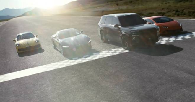 ▲ 极氪在发布会上呈现的加速比赛