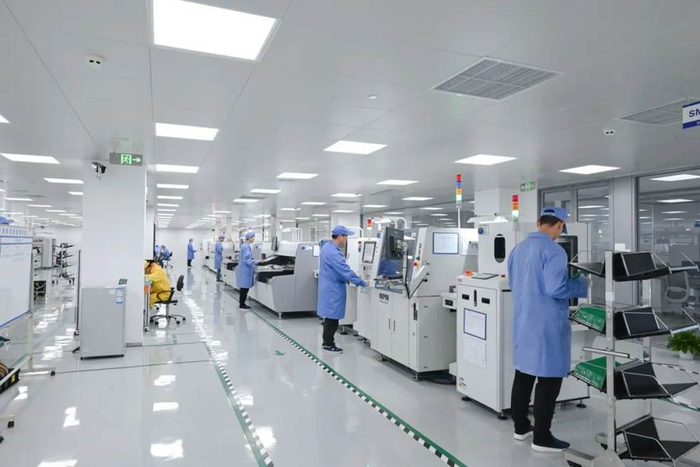 ▲盟升科创中心智能智造产线