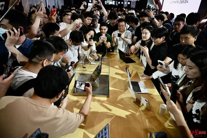 ▲华为发布会现场