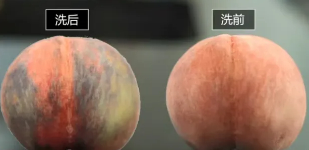 （图为使用小苏打清洗对比）