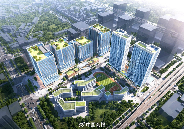 龙华数字智造中心效果图。
