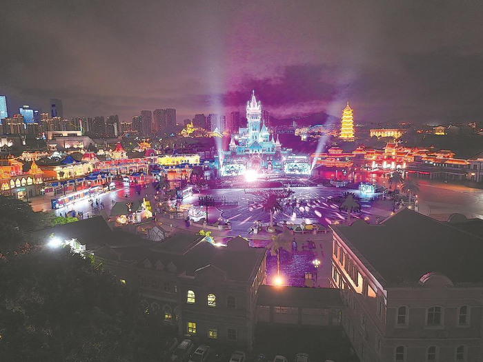 “环东风情季”系列活动在方特旅游区启动。 林梓健 摄