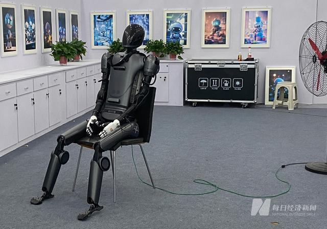 科大讯飞人形机器人 图片来源：每经记者 张宝莲 摄