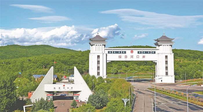     绥芬河公路口岸。