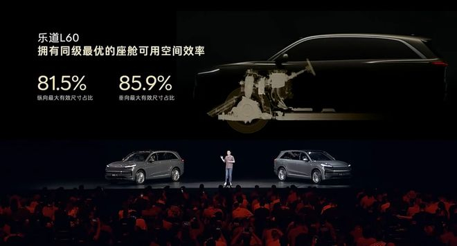 ▲乐道L90空间利用效率方面