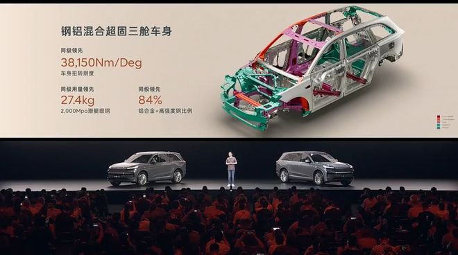 ▲乐道L90车身扭转刚度
