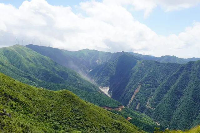 ▲临武县鸡脚山矿区通天庙矿段。通讯员供图