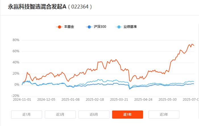 图2:国泰优选领航一年持有2025年6月净值表现