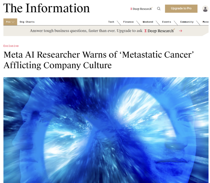 这让工程师们开始怀疑 Meta 的 AI 使命。