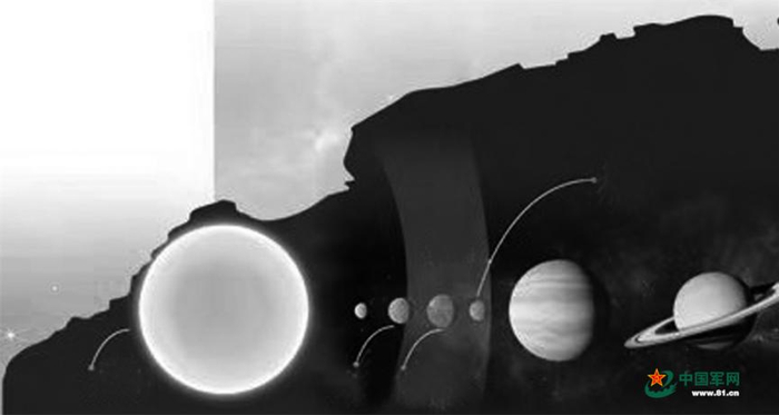 地球在太阳系宜居带中的位置示意图。中国科学院云南天文台供图