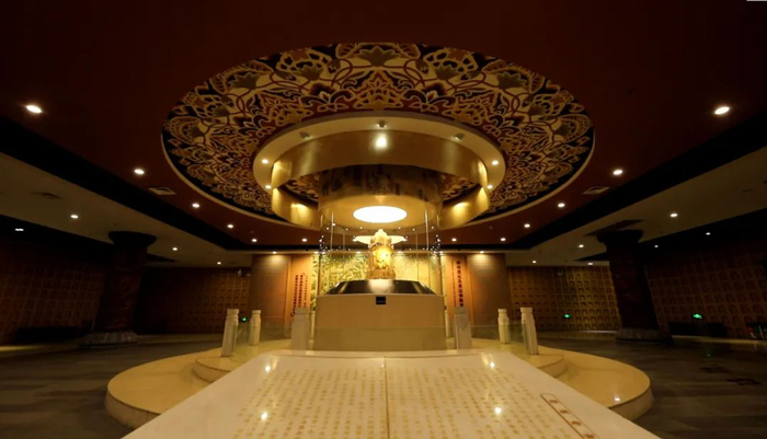 ▲邺城考古博物馆室内一角