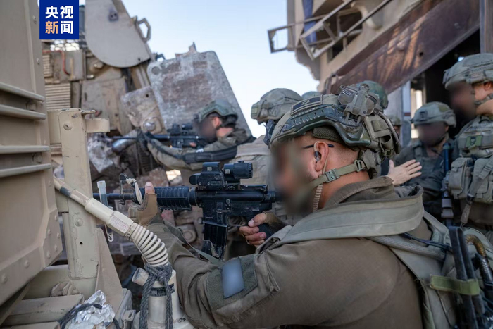 △以军在加沙地带开展军事行动