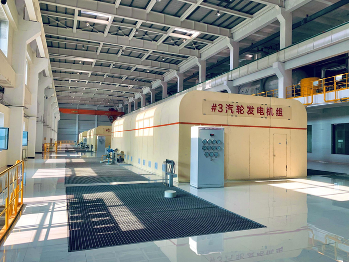 郑州公用集团东部垃圾焚烧发电厂。