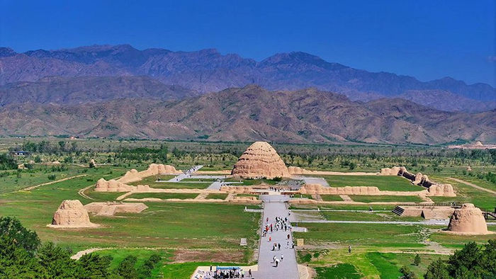 西夏陵3号陵。银川西夏陵区管理处供图