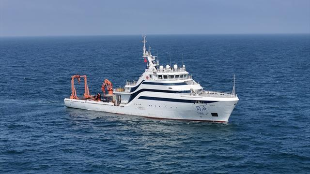 “同济”号试航。 （来源：同济大学）