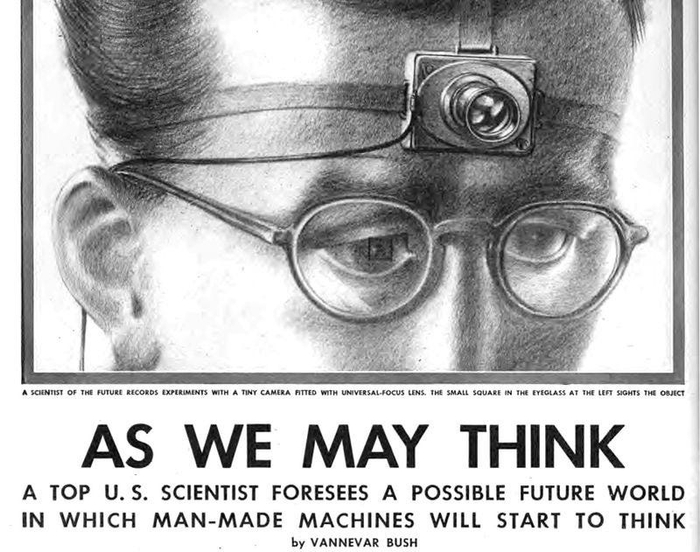 《诚如所思》（As We May Think）｜ 图片来源：Wikipidia