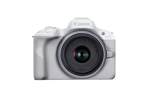 图为：佳能EOS R50套机（18-45mm）