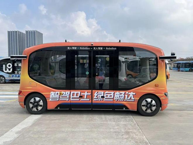 无锡“上新”无人公交线路。 受访者供图
