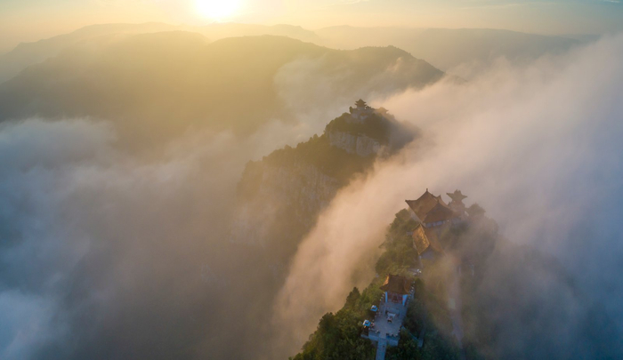  珏山景区。（资料图 晋城市委新闻中心供图）