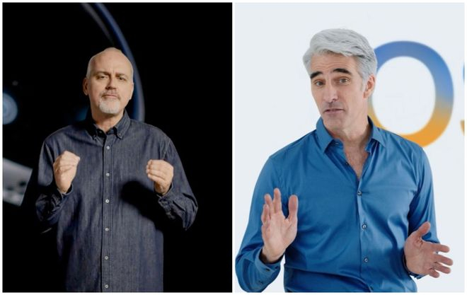 Mike Rockwell 和 Craig Federighi，图/苹果