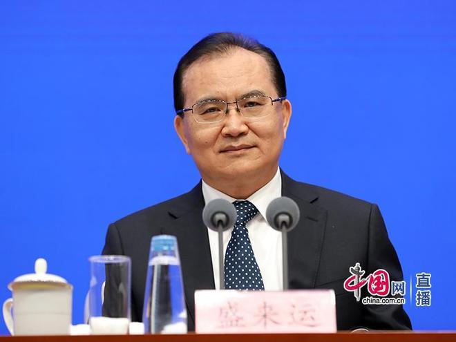 ▲国家统计局副局长盛来运 据中国网