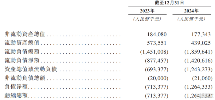 汇总财务状况表概要，来源：招股书